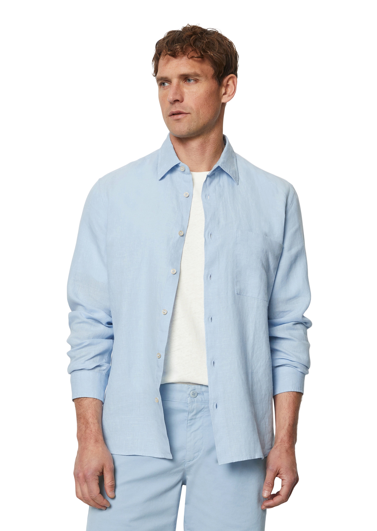 Marc O'Polo Leinenhemd, im klassisch cleanen Look von Marc O'Polo