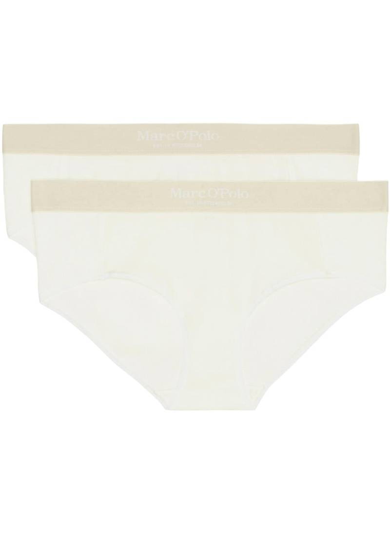 Marc O'Polo Panty »Iconic Rib woven«, (2er Pack), mit breitem Logobund von Marc O'Polo