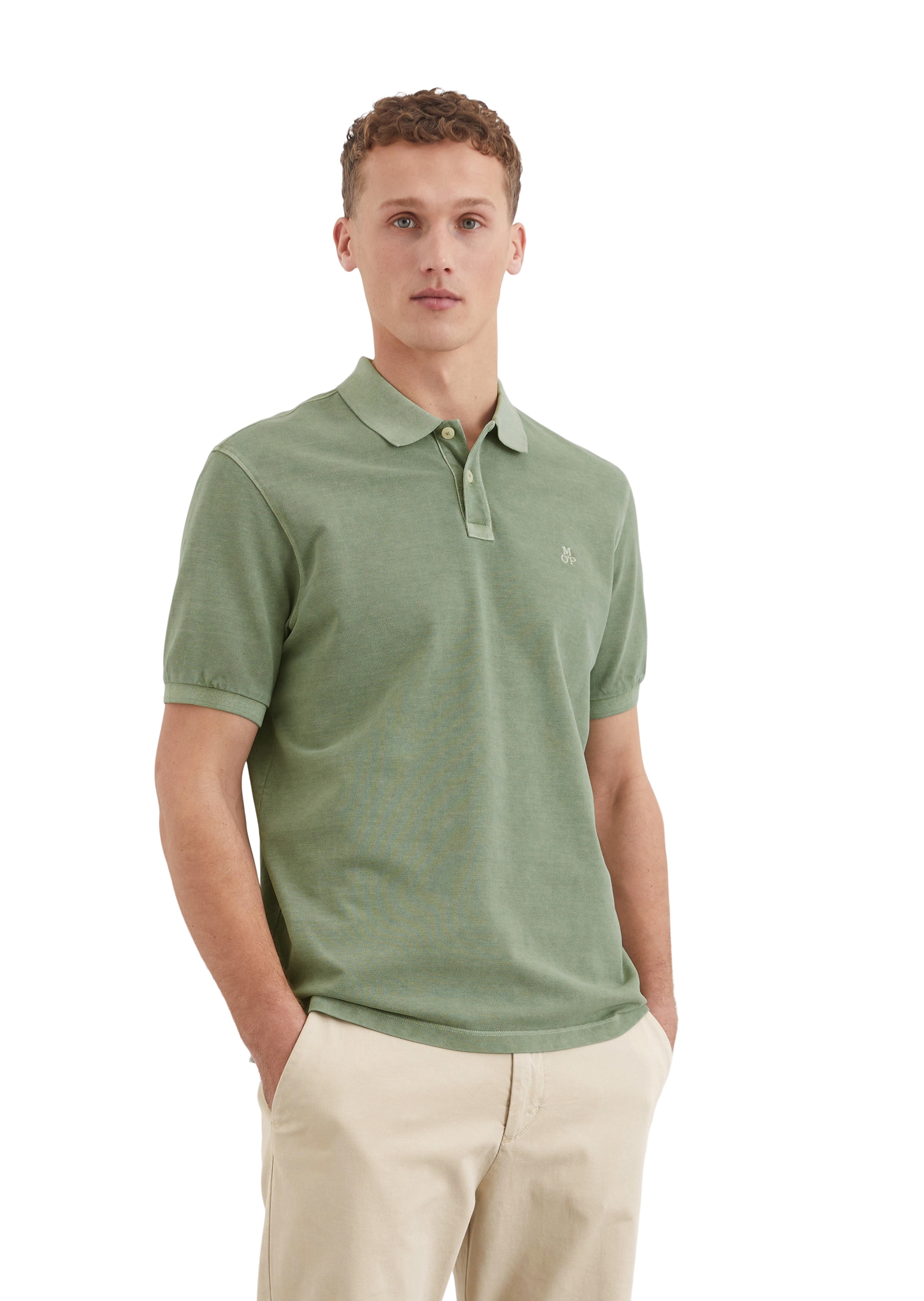 Marc O'Polo Poloshirt, (MOP casual men POLOshirt), aus Pique von Marc O'Polo