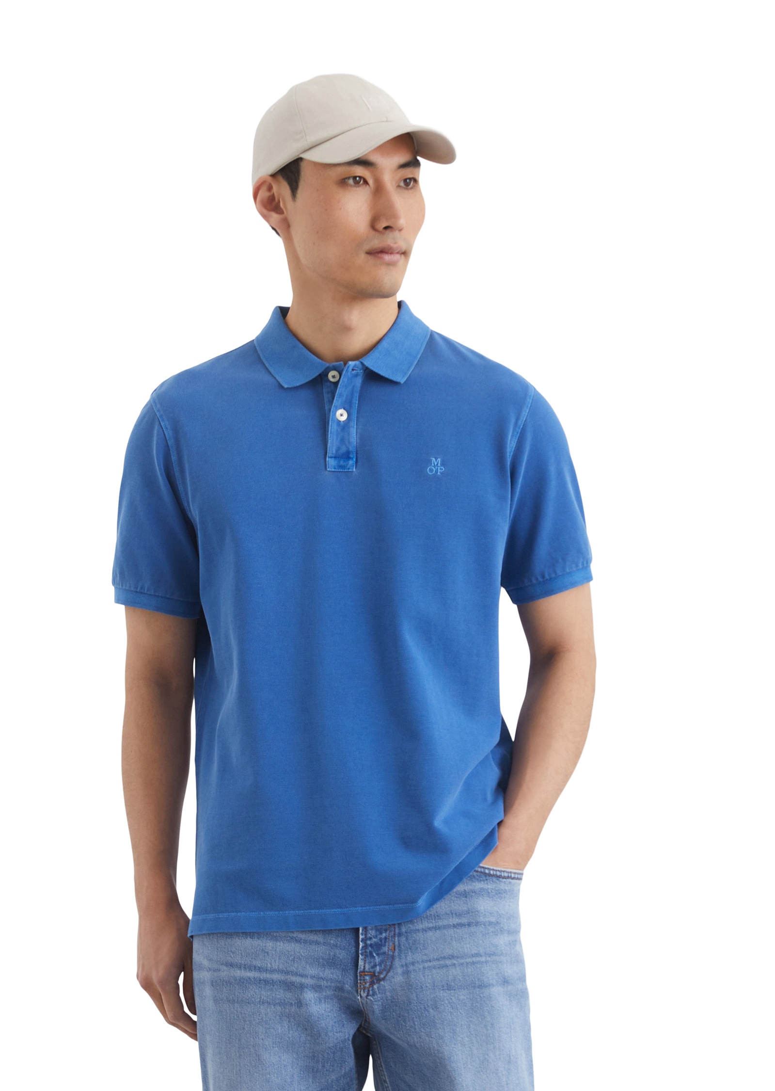 Marc O'Polo Poloshirt, (MOP casual men POLOshirt), aus Pique von Marc O'Polo