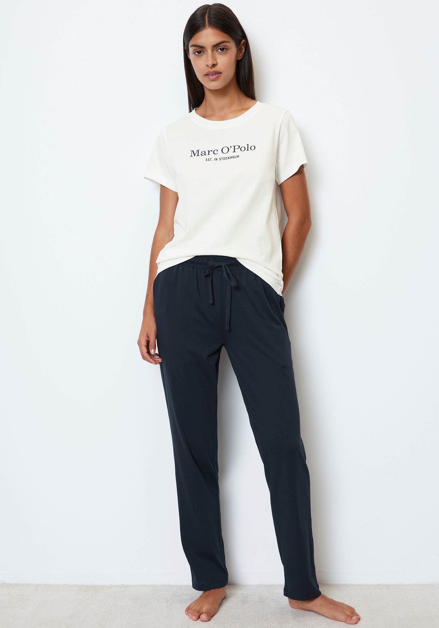 Marc O'Polo Pyjamahose »Mix & Match Cotton-Woven«, mit elastischem Bund von Marc O'Polo