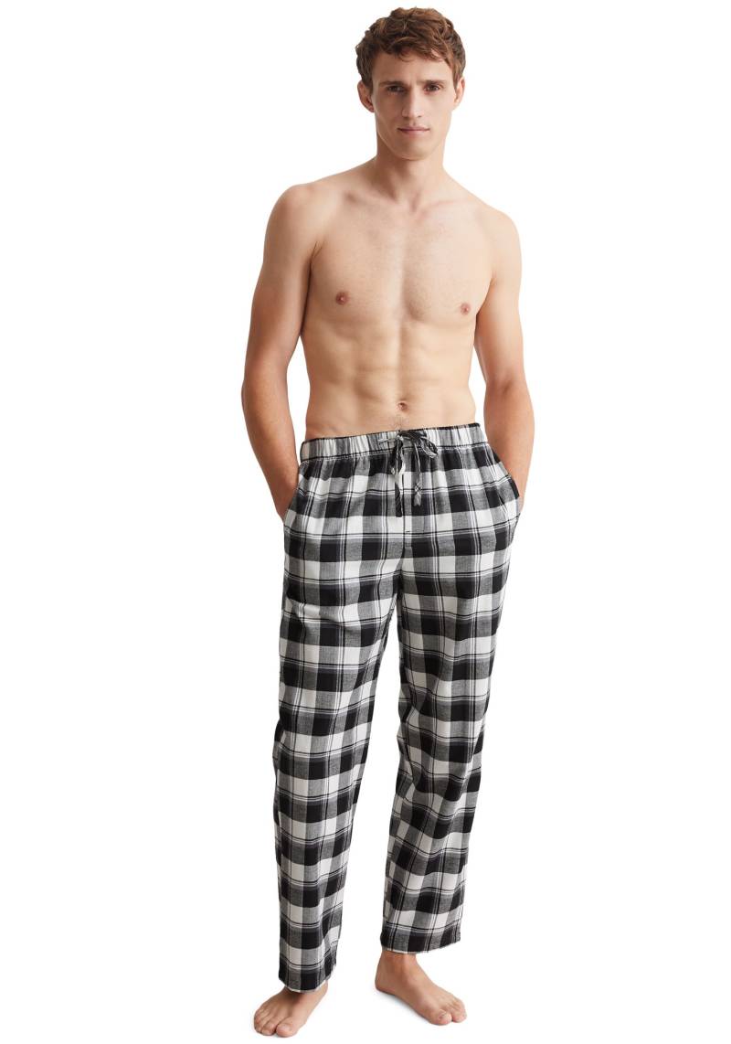 Marc O'Polo Pyjamahose »Homey Flanne«, mit Bindeband und Eingriffstaschen von Marc O'Polo