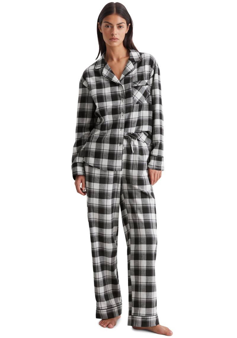 Marc O'Polo Pyjamahose »Homey Flanne«, mit Bindeband und Eingriffstaschen von Marc O'Polo