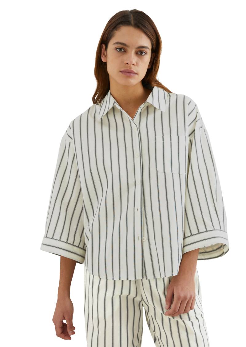 Marc O'Polo Shirtbluse »Mix & Match Poplin«, mit extra breiten Ärmeln und durchgehender Knopfleiste von Marc O'Polo