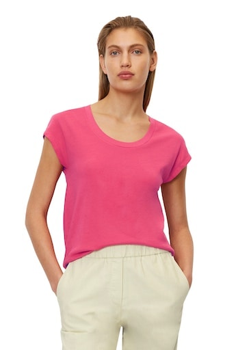 Marc O'Polo Shirttop »Jersey top, overcut sleeves, deep round neck« von Marc O'Polo