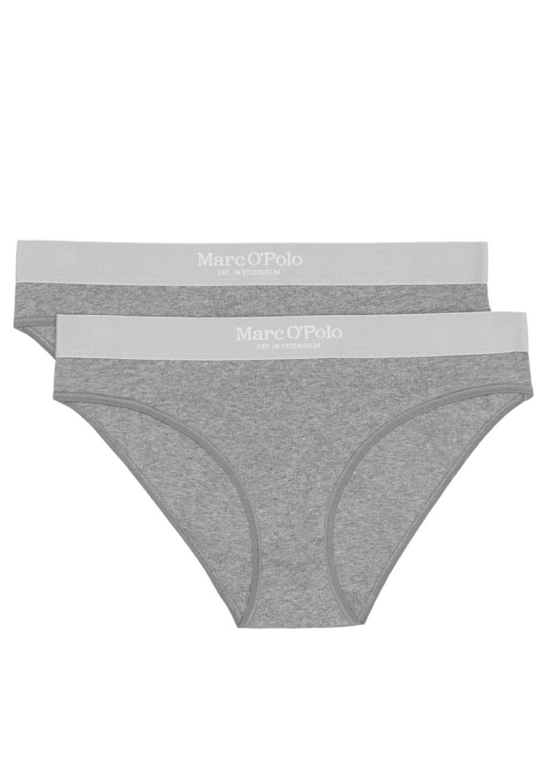 Marc O'Polo Slip »Iconic Rib woven«, (Packung, 2 St.), mit feingeripptem, elastischem Bund von Marc O'Polo