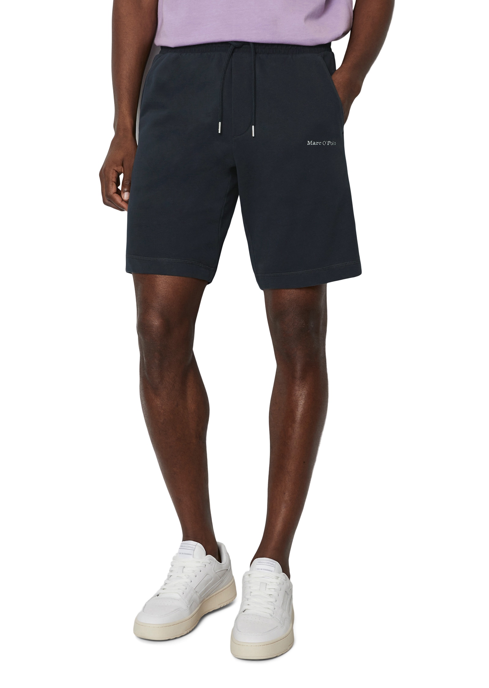 Marc O'Polo Sweatbermudas, mit dezenter Label Stickerei von Marc O'Polo