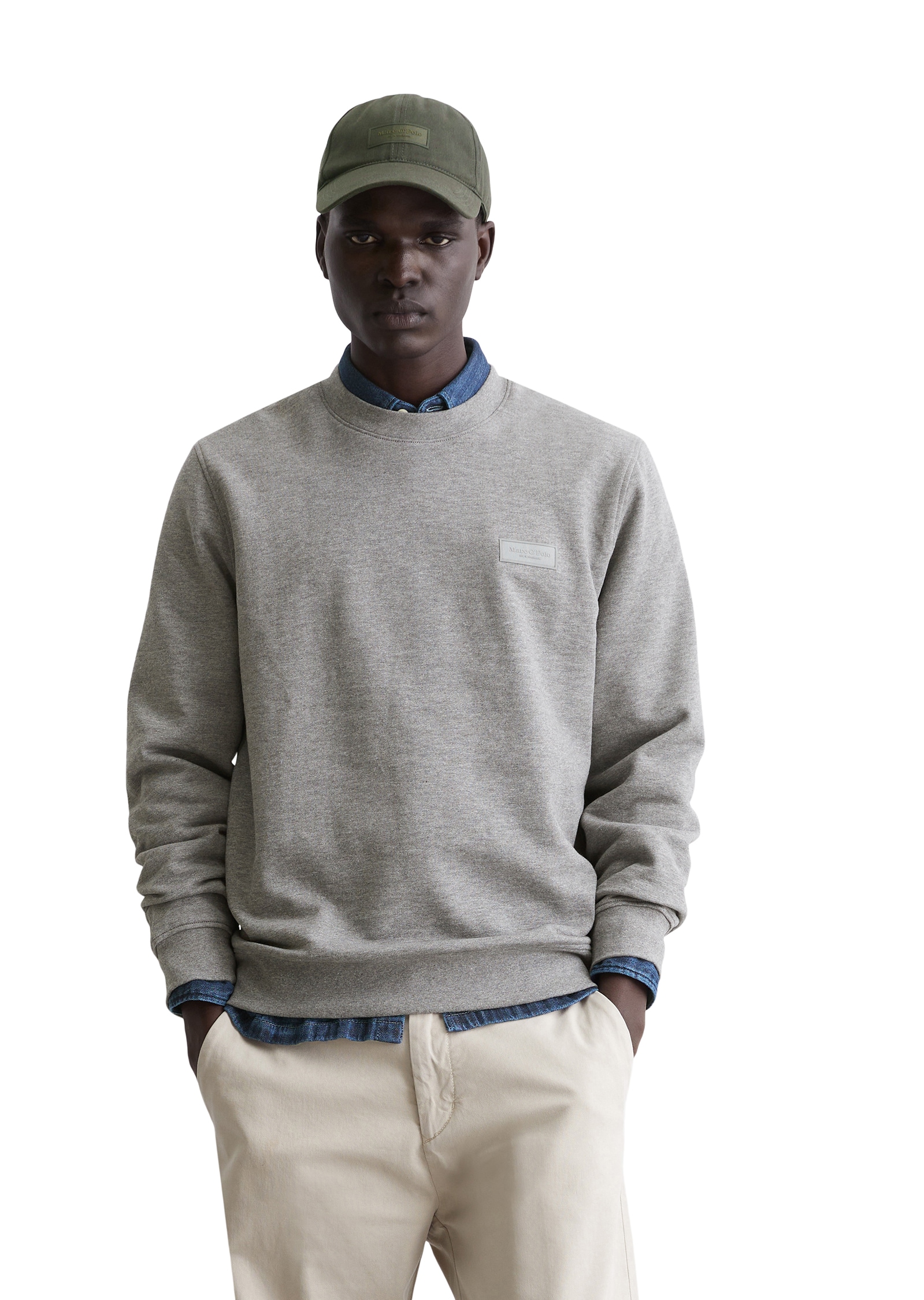Marc O'Polo Sweatshirt, mit leicht unregelmässiger Slub-Sweat-Struktur Marc O'Polo Sweatshirt, mit leicht unregelmässiger Slub-Sweat-Struktur von Marc O'Polo