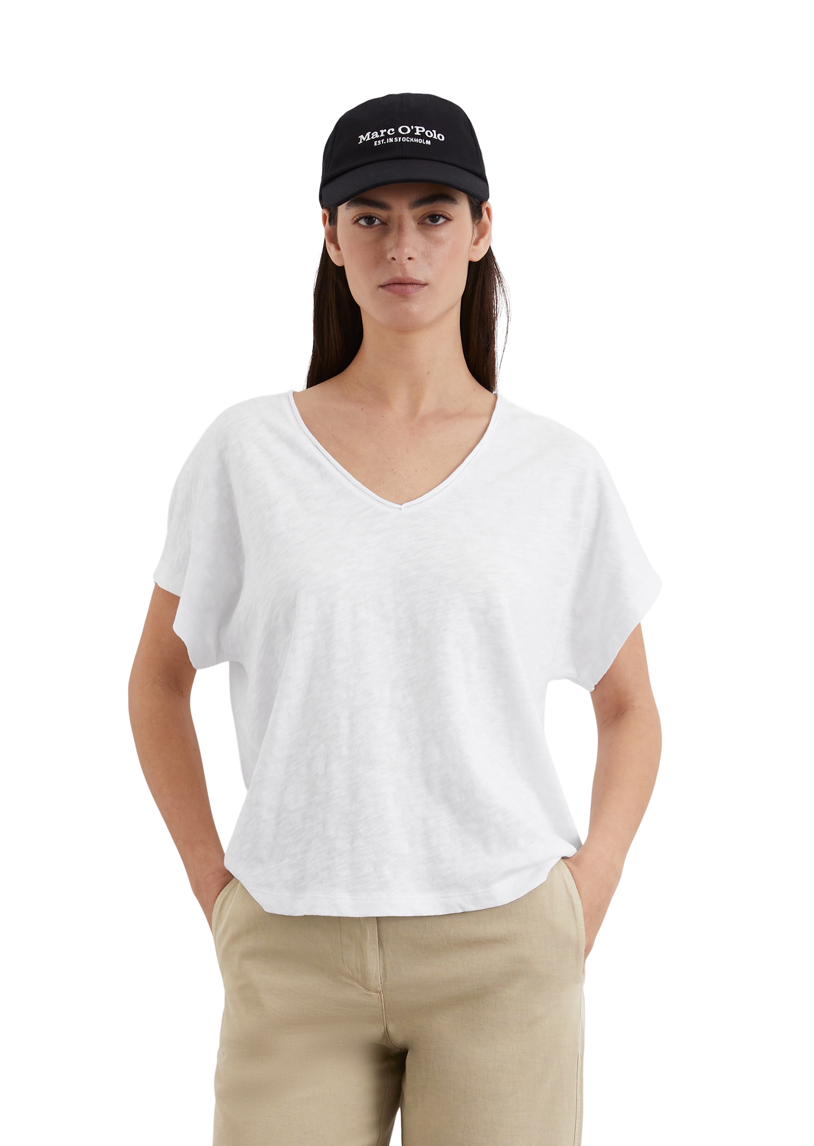 Marc O'Polo T-Shirt, mit V-Ausschnitt von Marc O'Polo