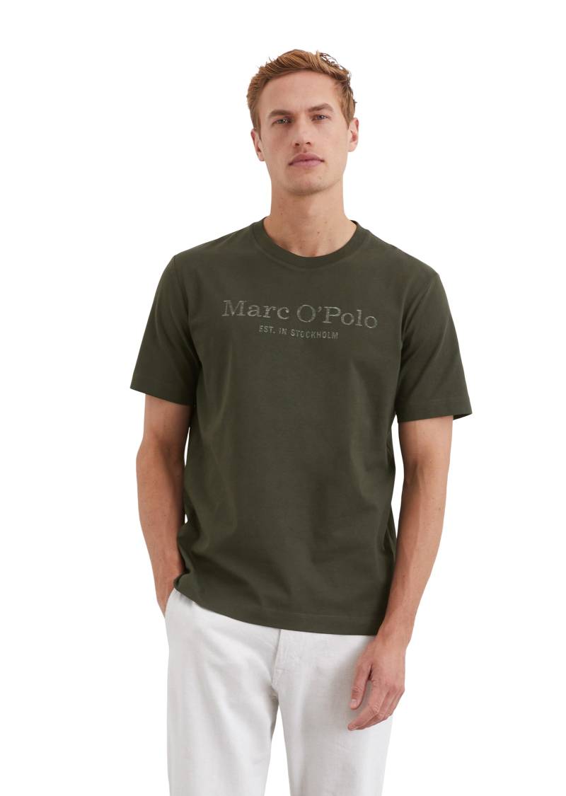 Marc O'Polo T-Shirt, mit tonigem Label-Print vorne von Marc O'Polo
