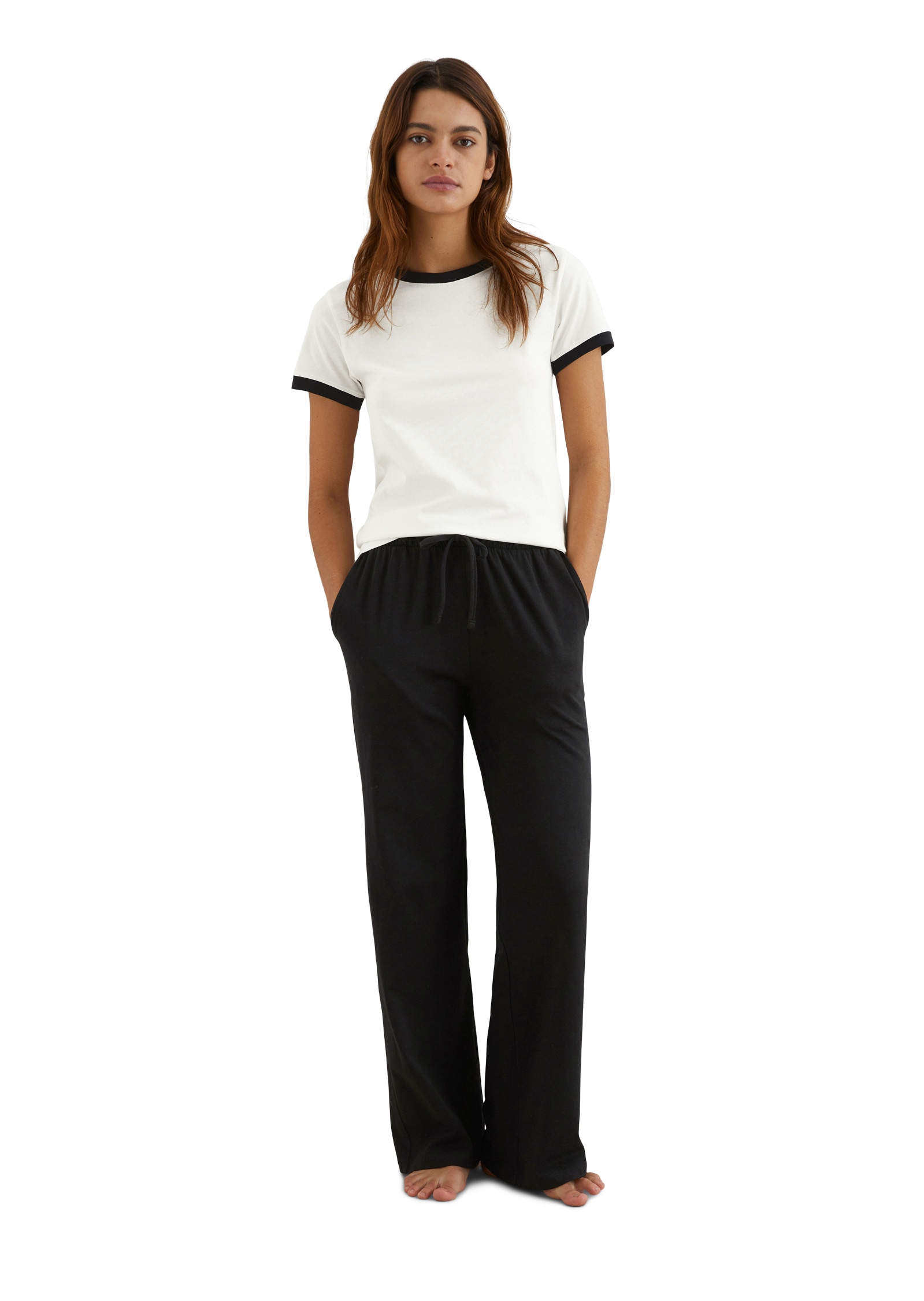 Marc O'Polo T-Shirt »Mix & Match Jersey«, mit Kontrast-Details Marc O'Polo T-Shirt »Mix & Match Jersey«, mit Kontrast-Details von Marc O'Polo