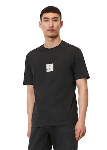 Marc O'Polo T-Shirt »T-Shirt with print, ribbed neckline, flatlock details, straight hem« von Marc O'Polo