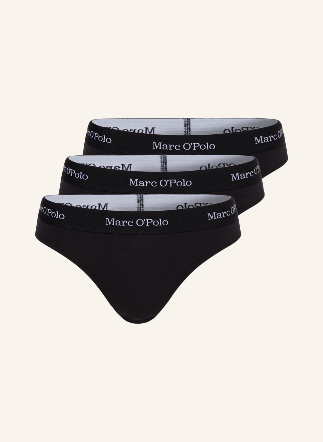 Marc O'polo 3er-Pack Slips schwarz von Marc O'Polo