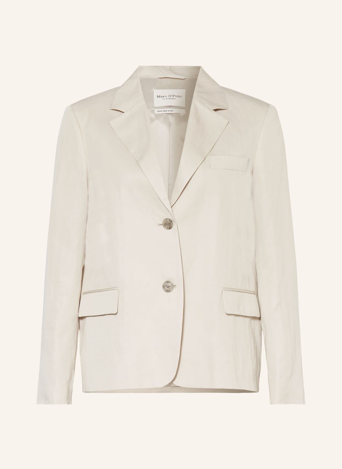 Marc O'polo Blazer Mit Leinen beige von Marc O'Polo