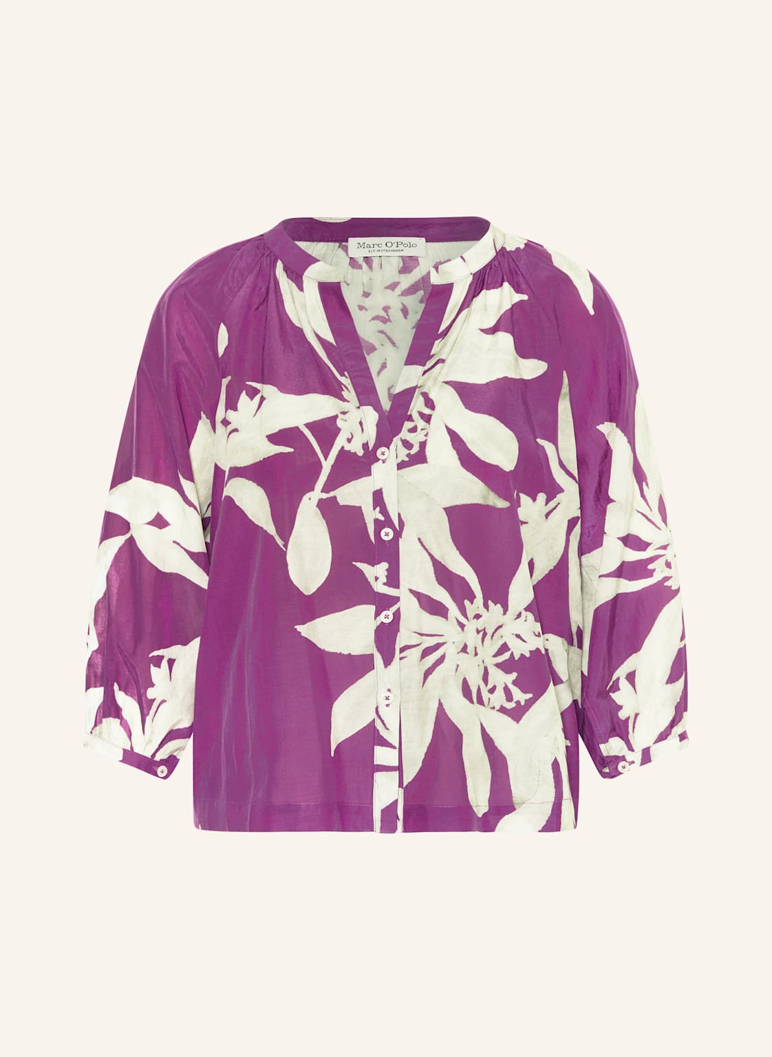 Marc O'polo Bluse Mit 3/4-Arm lila Marc O'polo Bluse Mit 3/4-Arm lila von Marc O'Polo