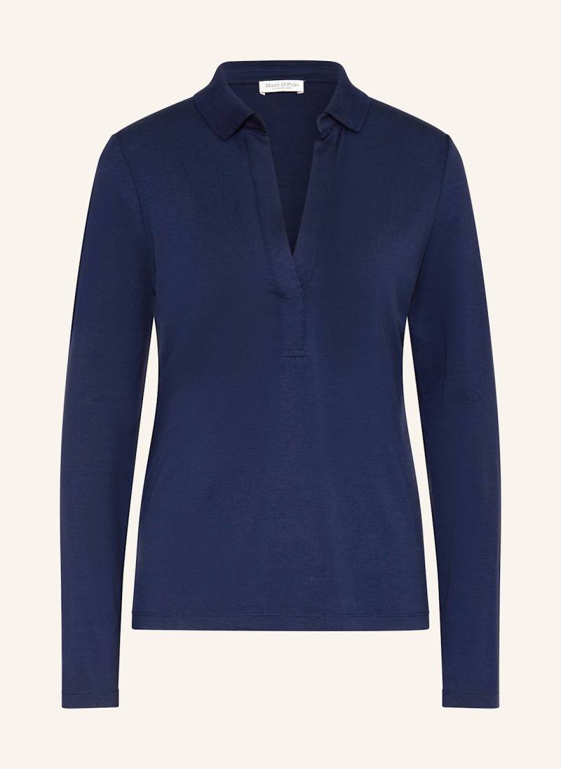 Marc O'polo Blusenshirt Aus Jersey blau von Marc O'Polo