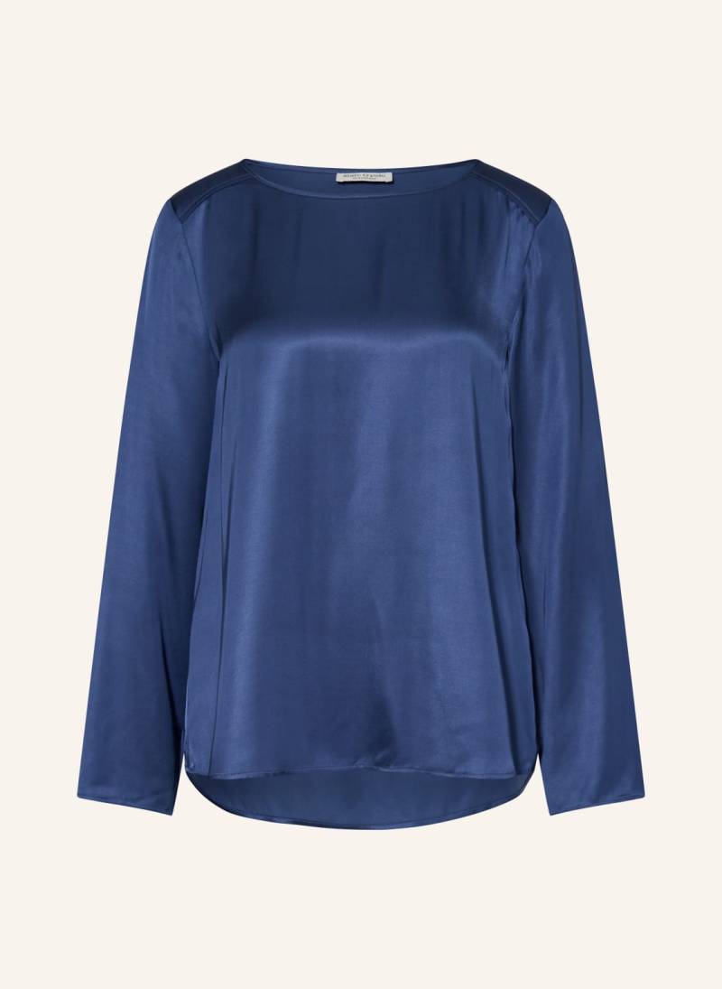 Marc O'polo Blusenshirt Aus Satin blau von Marc O'Polo