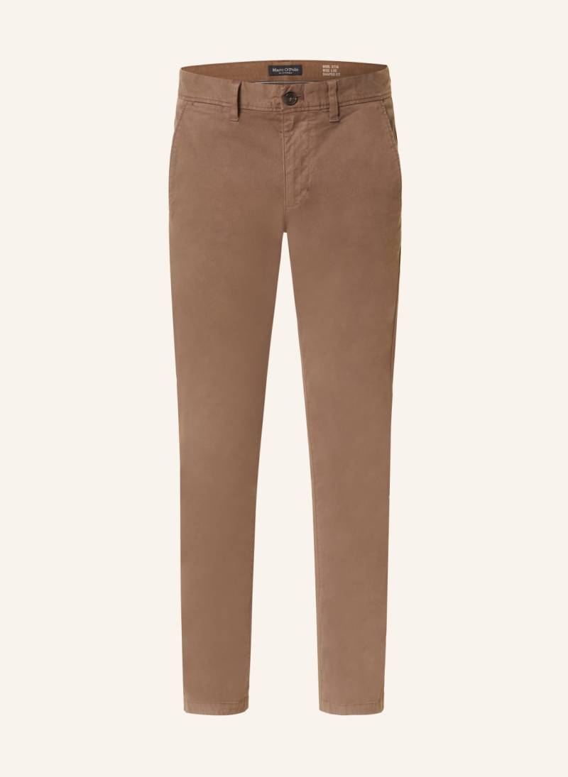 Marc O'polo Chino Stig Shaped Fit braun von Marc O'Polo