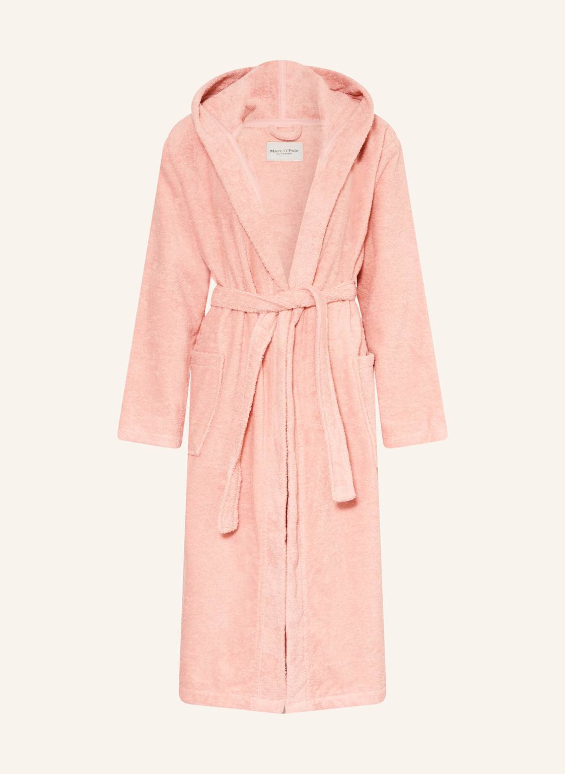 Marc O'polo Damen-Bademantel Mit Kapuze rosa von Marc O'Polo