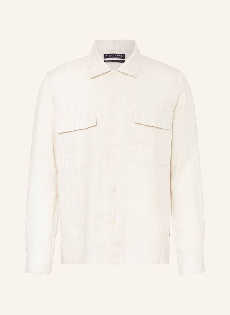 Marc O'polo Hemd Regular Fit Aus Leinen braun von Marc O'Polo
