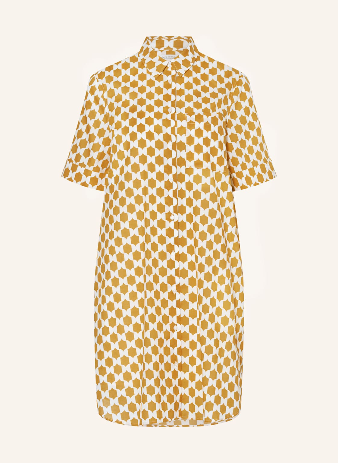 Marc O'polo Hemdblusenkleid gelb von Marc O'Polo