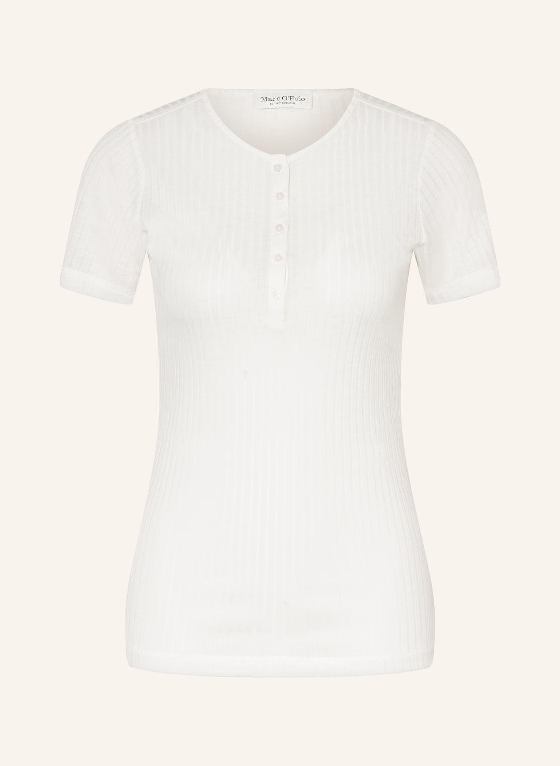 Marc O'polo Henley-Shirt weiss Marc O'polo Henley-Shirt weiss von Marc O'Polo