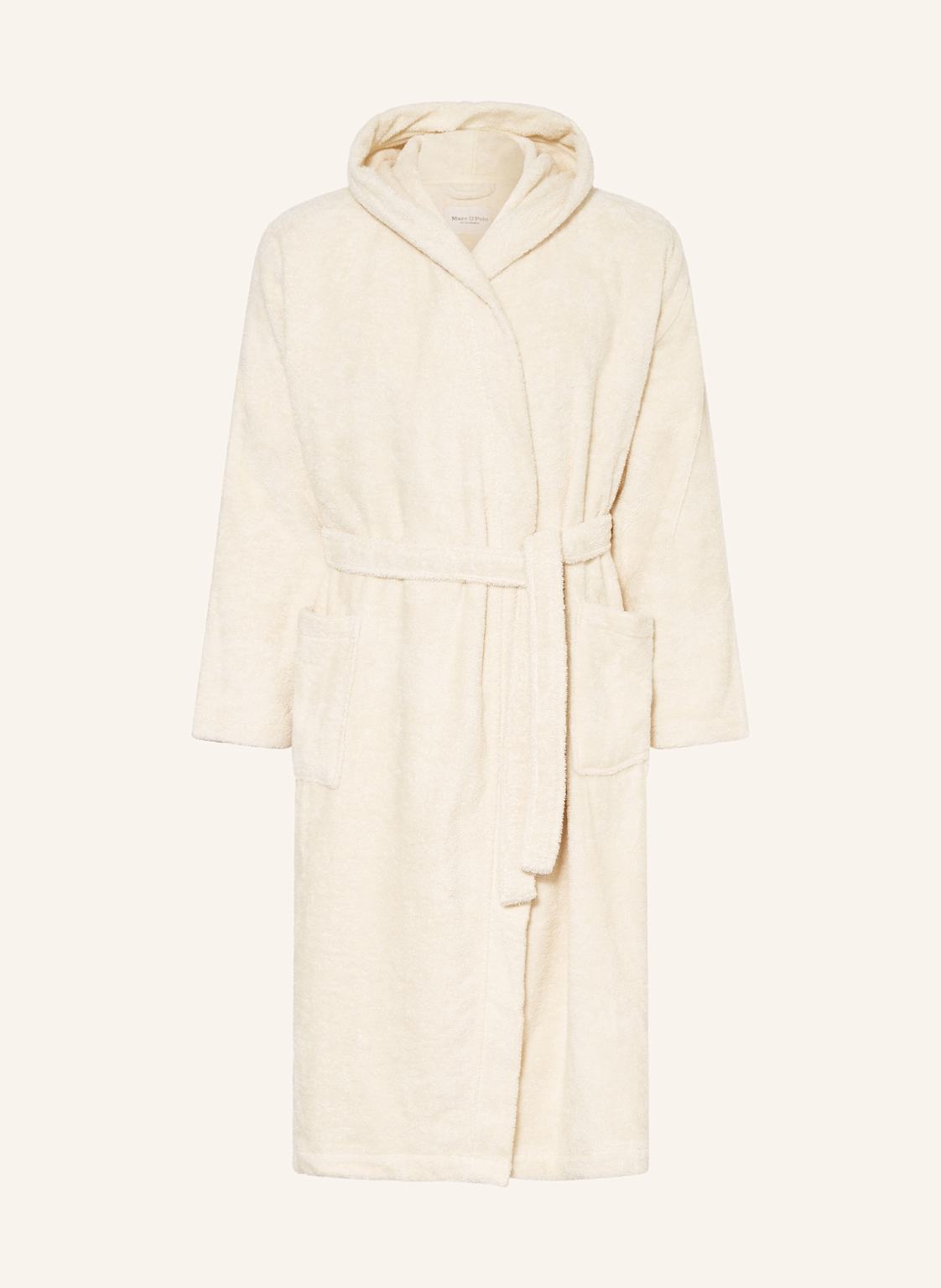 Marc O'polo Herren-Bademantel Mit Kapuze beige von Marc O'Polo