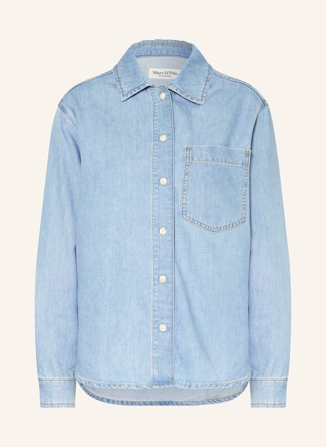 Marc O'polo Jeansbluse blau von Marc O'Polo