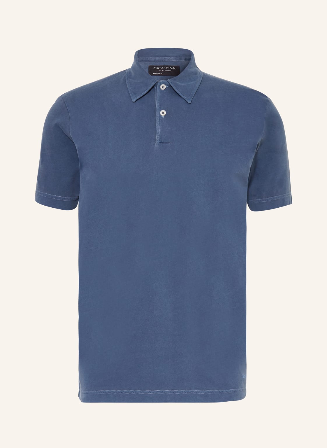 Marc O'polo Jersey-Poloshirt Regular Fit blau von Marc O'Polo