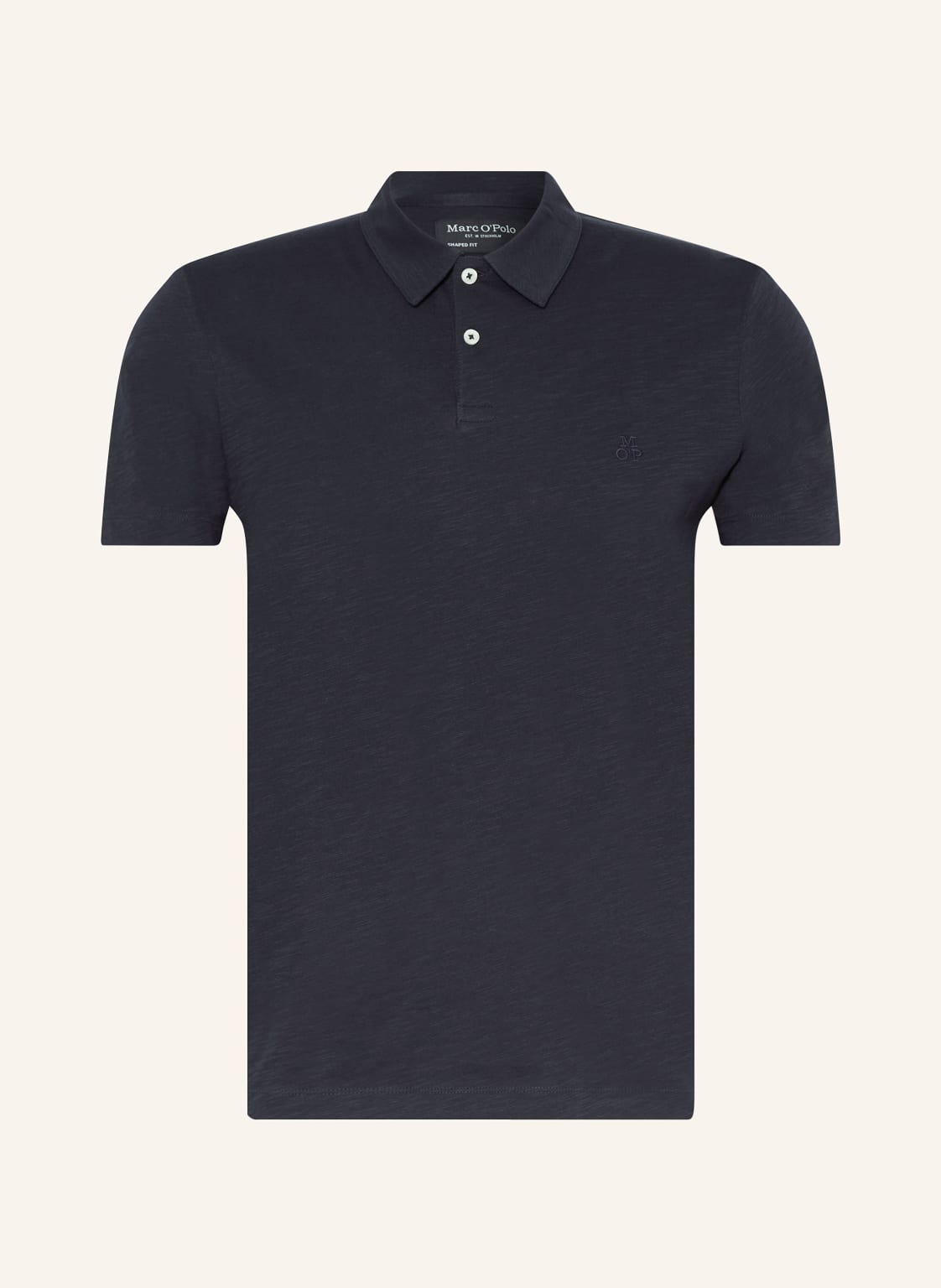 Marc O'polo Jersey-Poloshirt Shaped Fit blau von Marc O'Polo