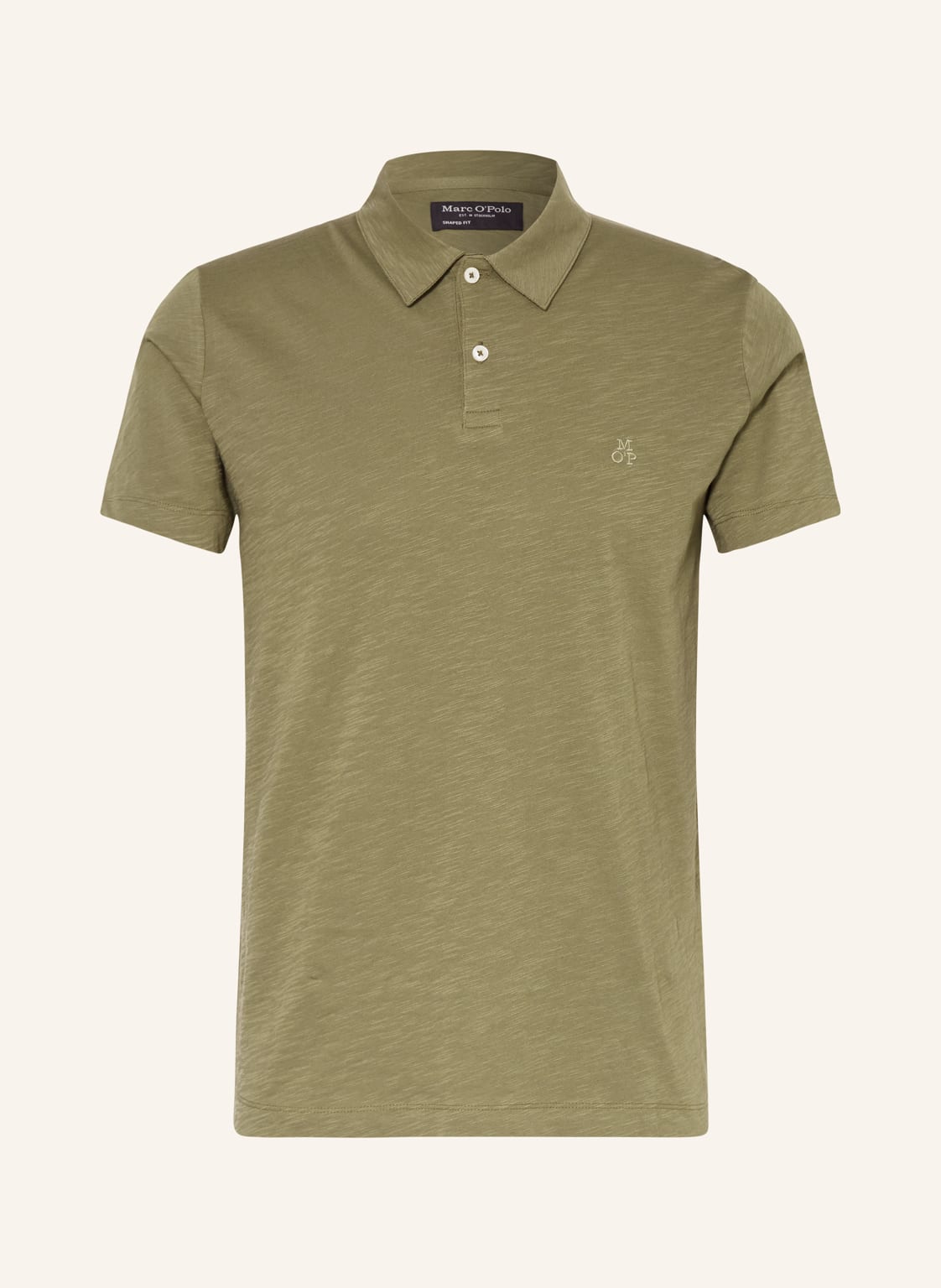 Marc O'polo Jersey-Poloshirt Shaped Fit gruen von Marc O'Polo