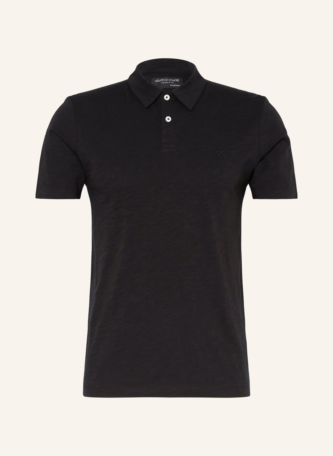 Marc O'polo Jersey-Poloshirt Shaped Fit schwarz von Marc O'Polo
