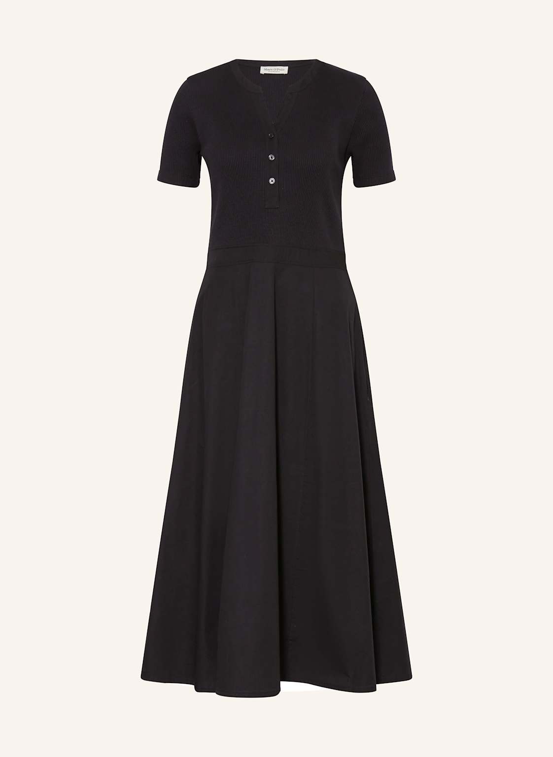 Marc O'polo Kleid Im Materialmix schwarz von Marc O'Polo