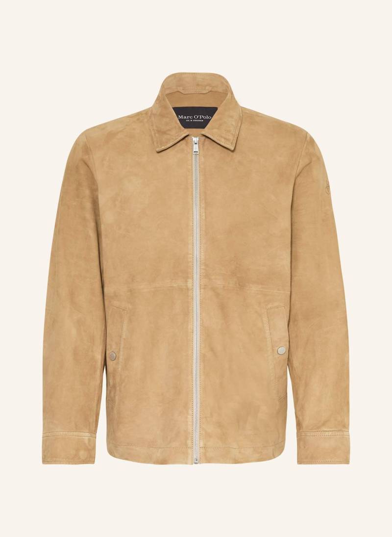 Marc O'polo Lederjacke beige von Marc O'Polo