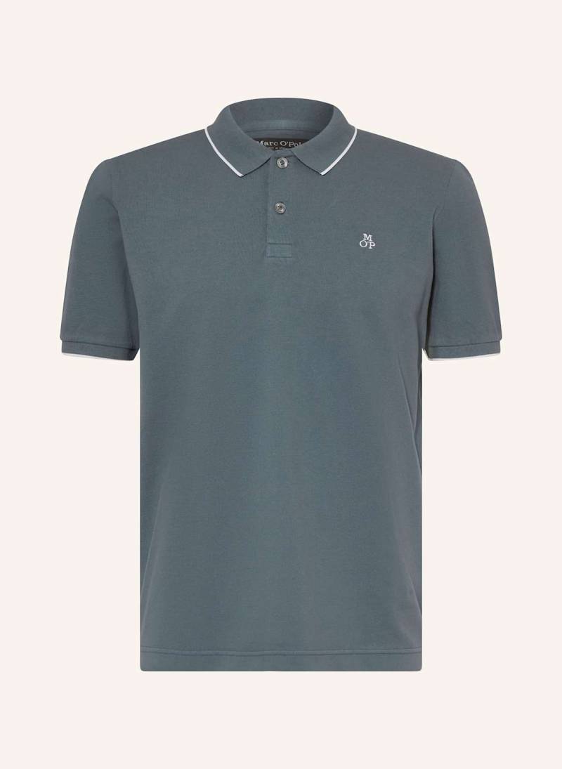 Marc O'polo Piqué-Poloshirt Regular Fit blau von Marc O'Polo