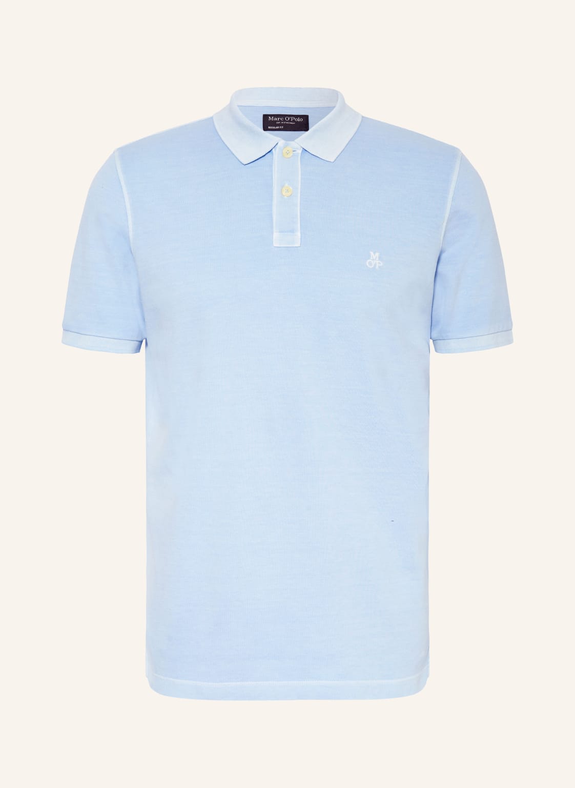 Marc O'polo Piqué-Poloshirt Regular Fit blau von Marc O'Polo