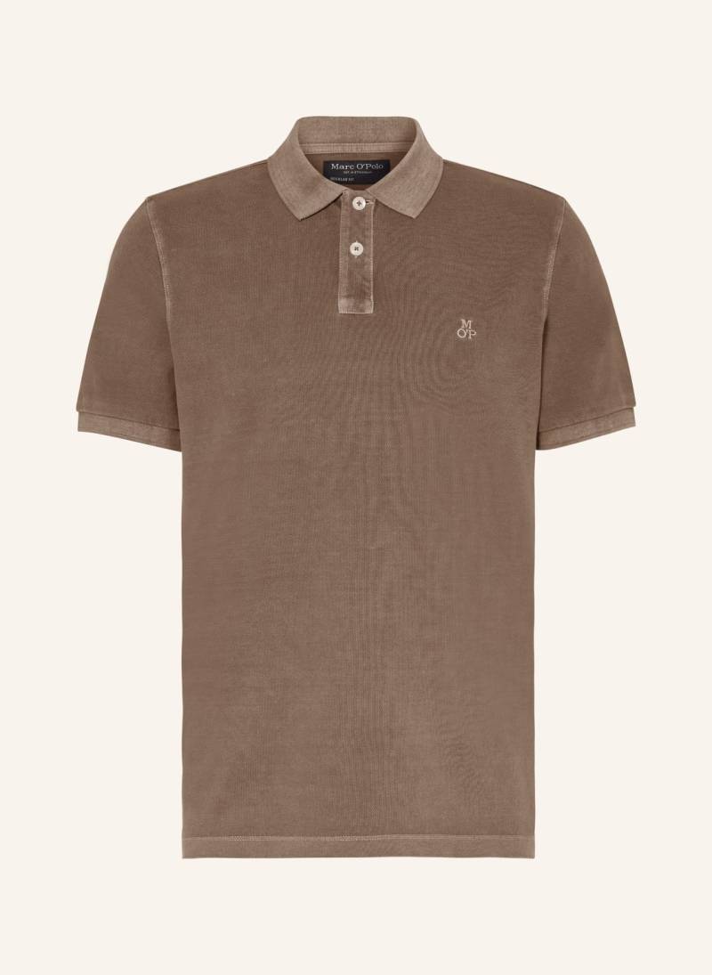 Marc O'polo Piqué-Poloshirt Regular Fit braun von Marc O'Polo