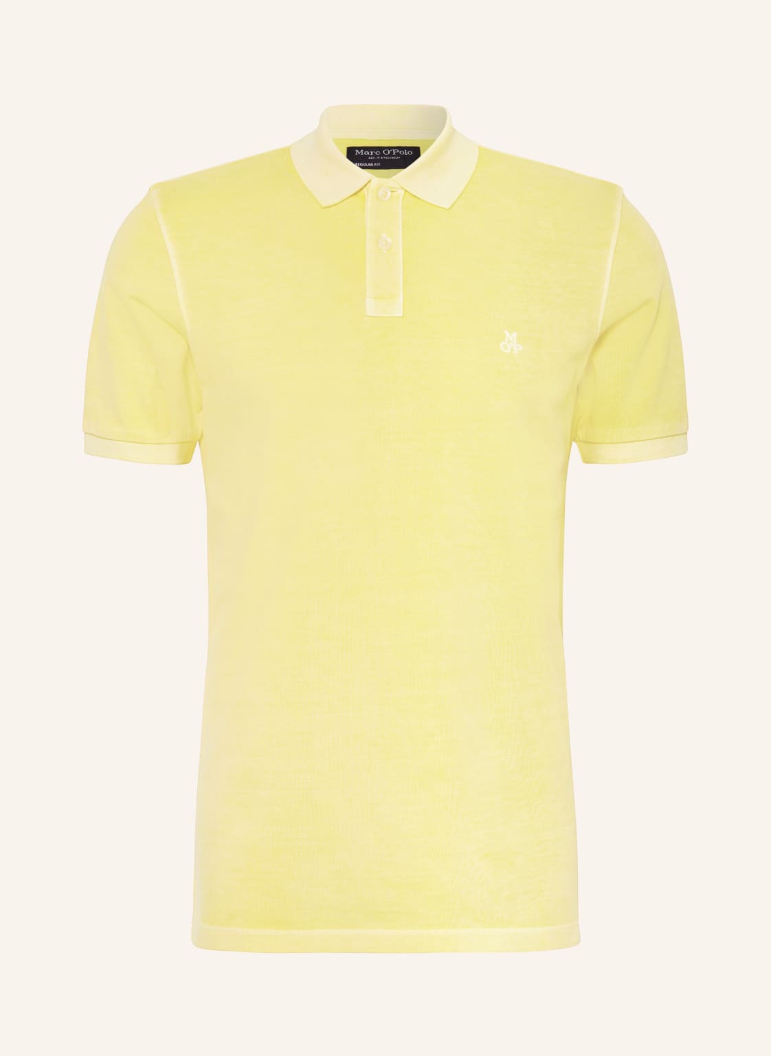 Marc O'polo Piqué-Poloshirt Regular Fit gelb von Marc O'Polo