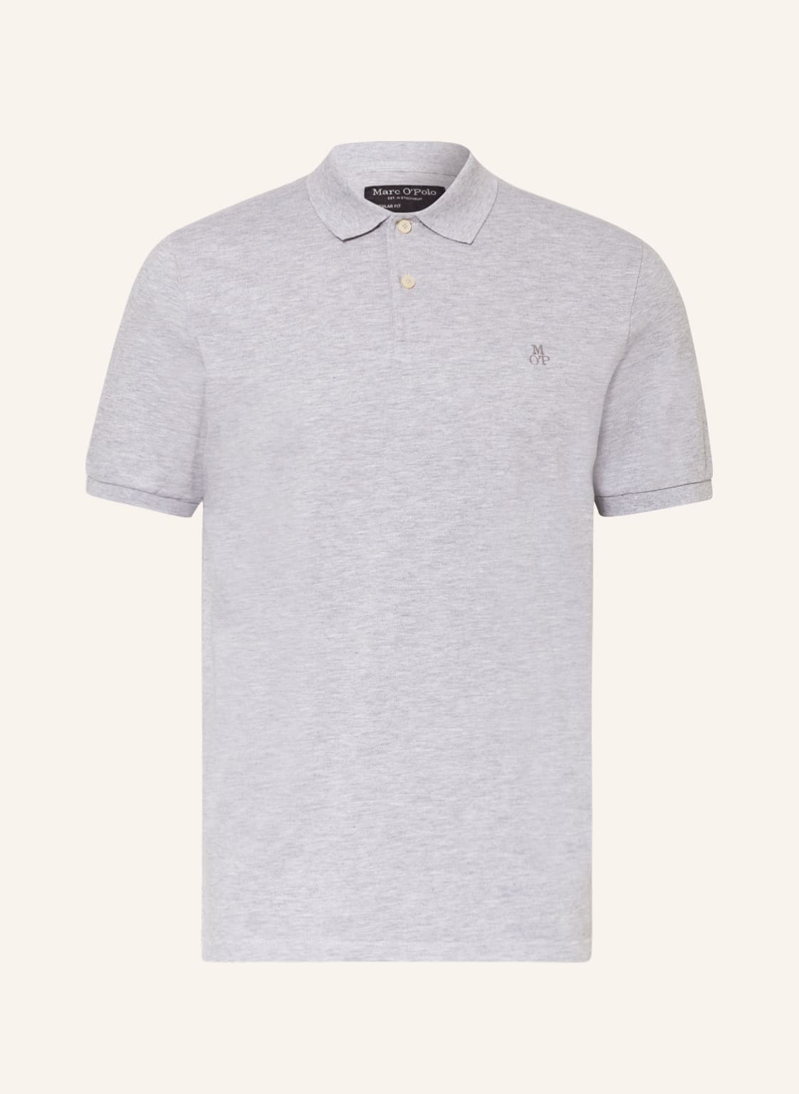 Marc O'polo Piqué-Poloshirt Regular Fit grau von Marc O'Polo