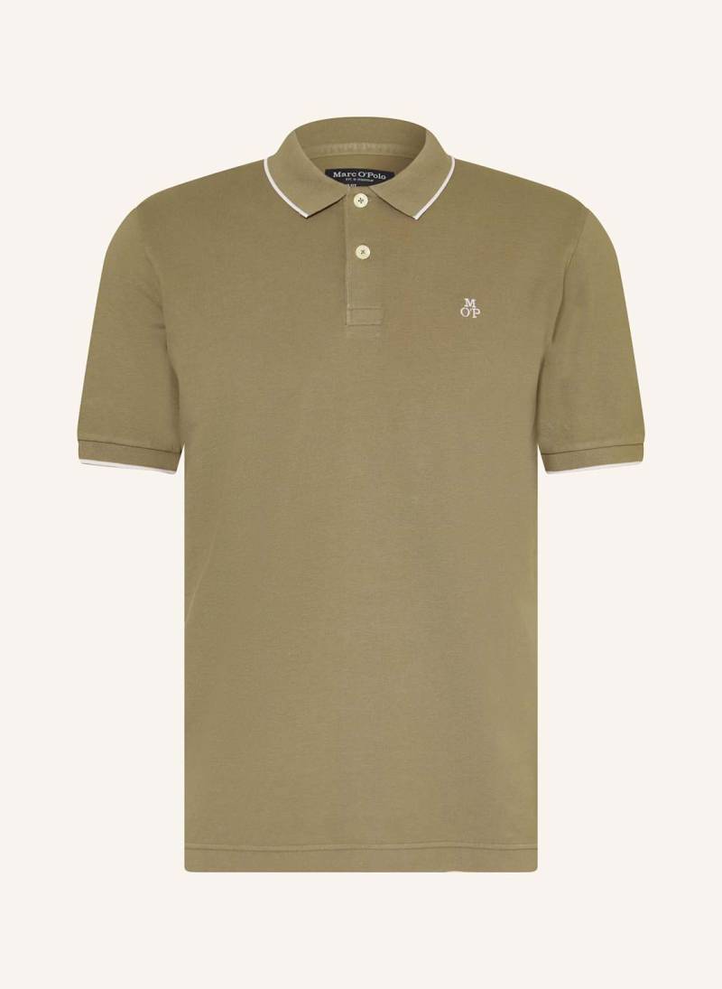 Marc O'polo Piqué-Poloshirt Regular Fit gruen von Marc O'Polo