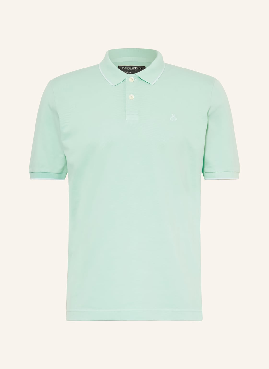 Marc O'polo Piqué-Poloshirt Regular Fit gruen von Marc O'Polo