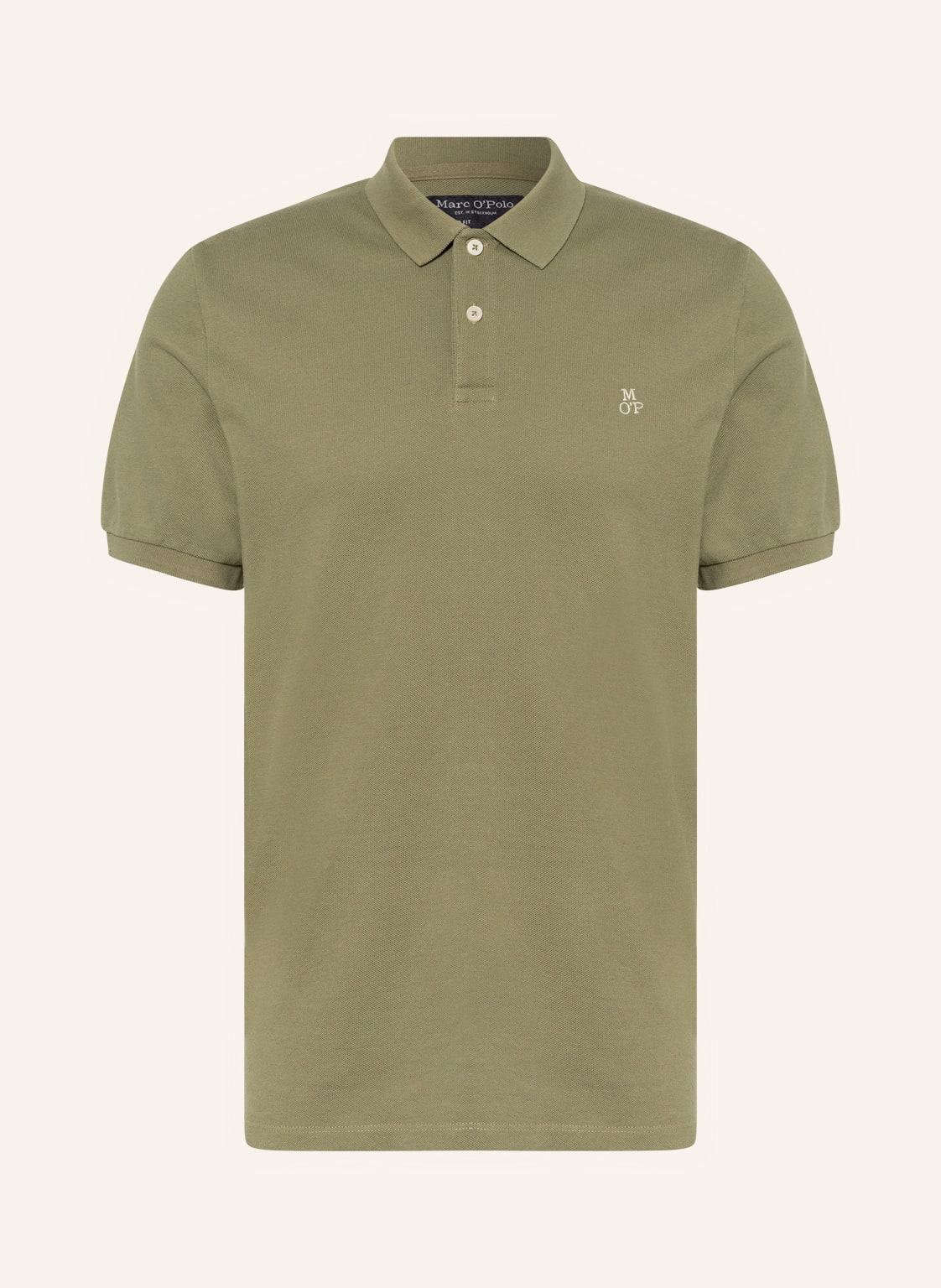 Marc O'polo Piqué-Poloshirt Regular Fit gruen von Marc O'Polo