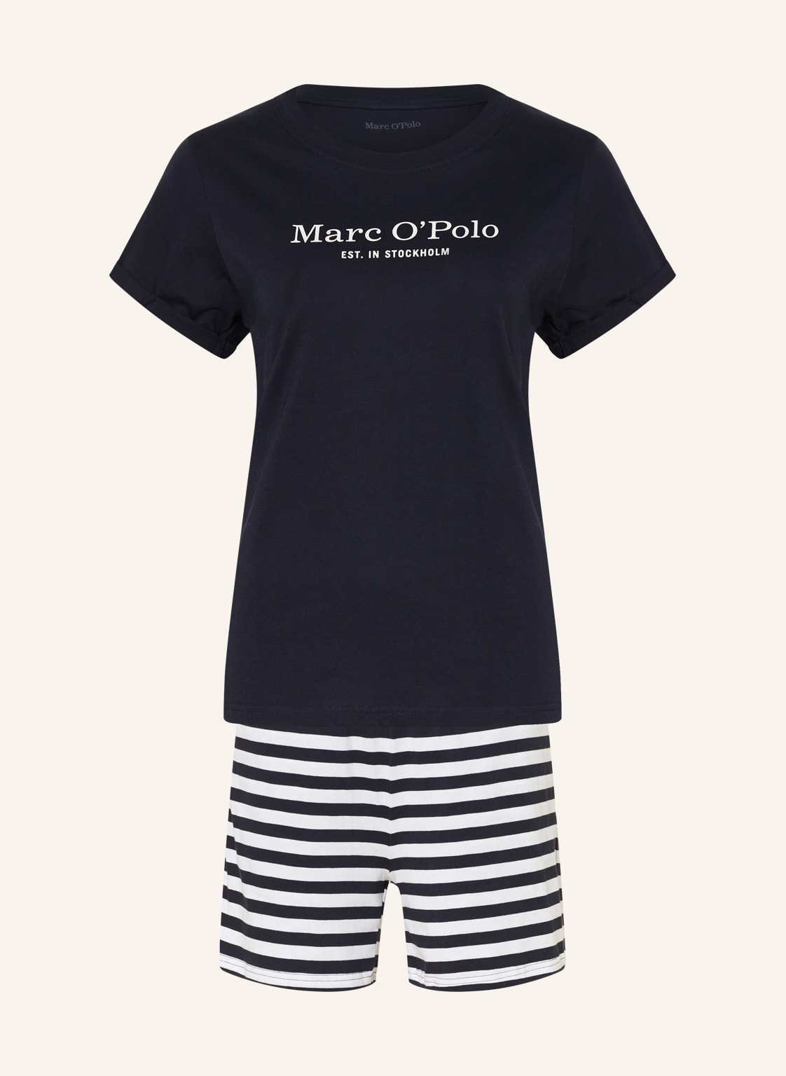 Marc O'polo Shorty-Schlafanzug weiss von Marc O'Polo