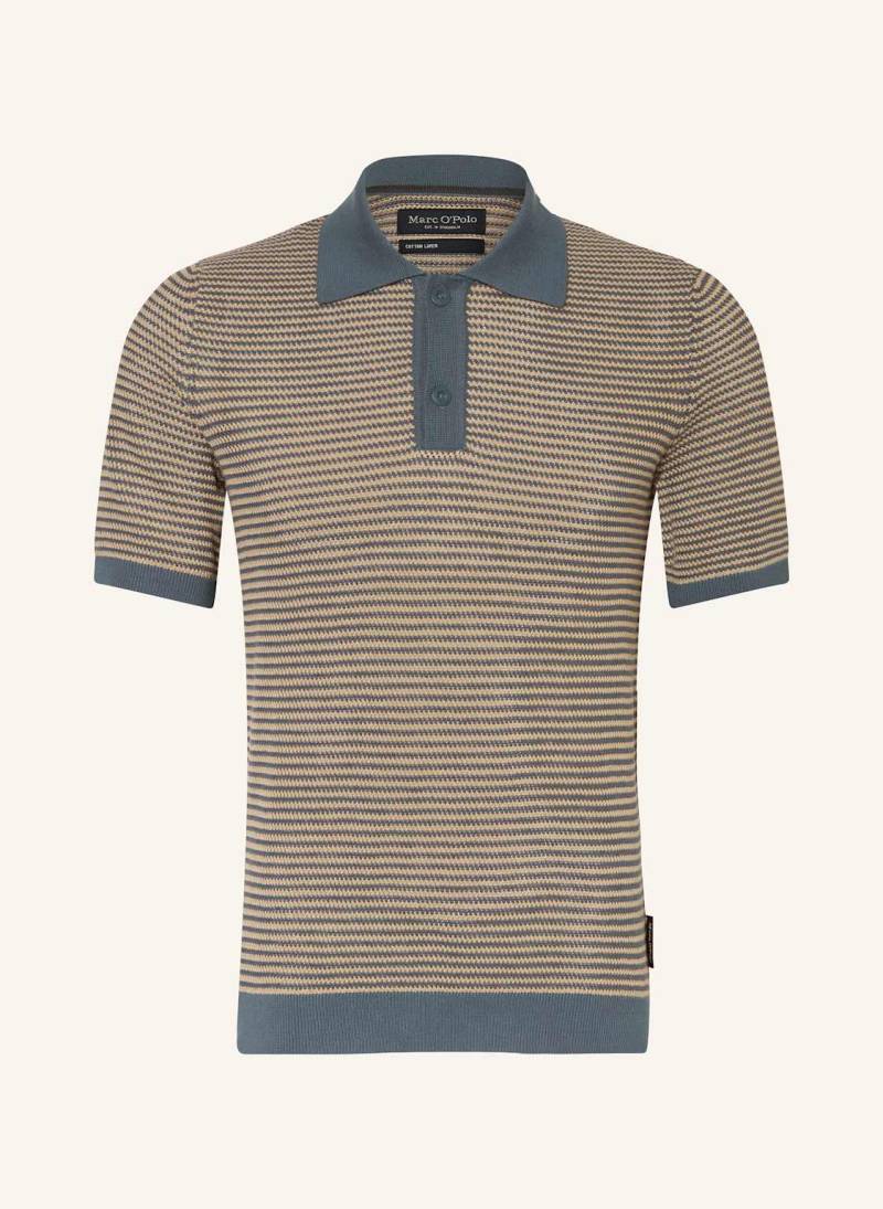 Marc O'polo Strick-Poloshirt Regular Fit braun von Marc O'Polo