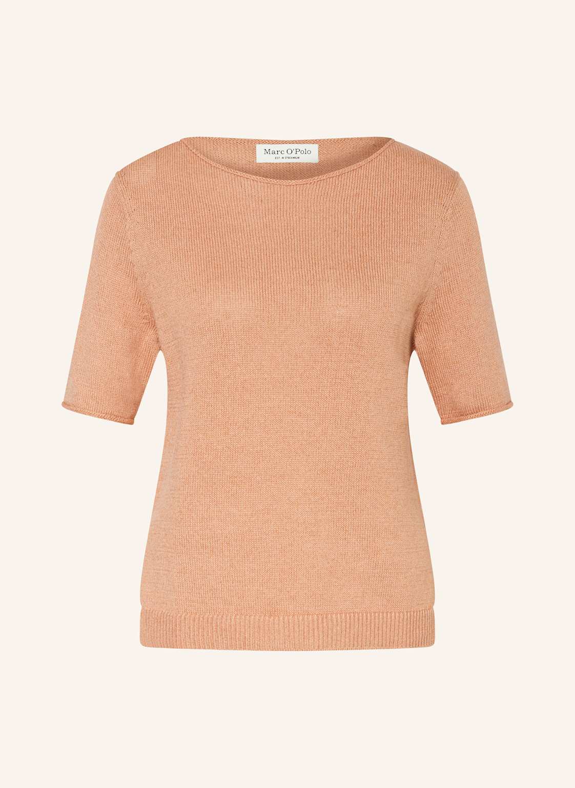 Marc O'polo Strickshirt Mit Leinen rosa von Marc O'Polo