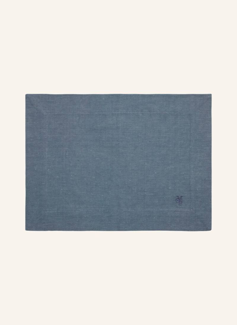Marc O'polo Tischset Akalla Mit Leinen blau von Marc O'Polo