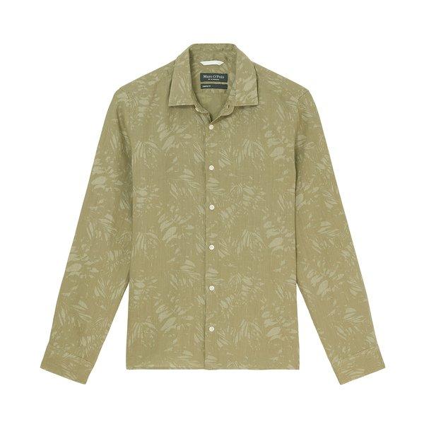 Hemd, Langarm Herren Khaki L von Marc O'Polo