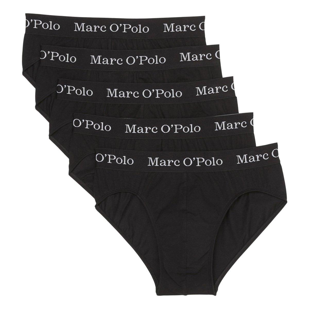 3er Pack Elements Organic Cotton - Retro Short Pant Herren Schwarz S von Marc O'Polo