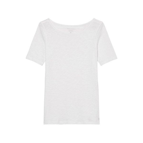 T-shirt, Kurzarm Damen Weiss  S von Marc O'Polo