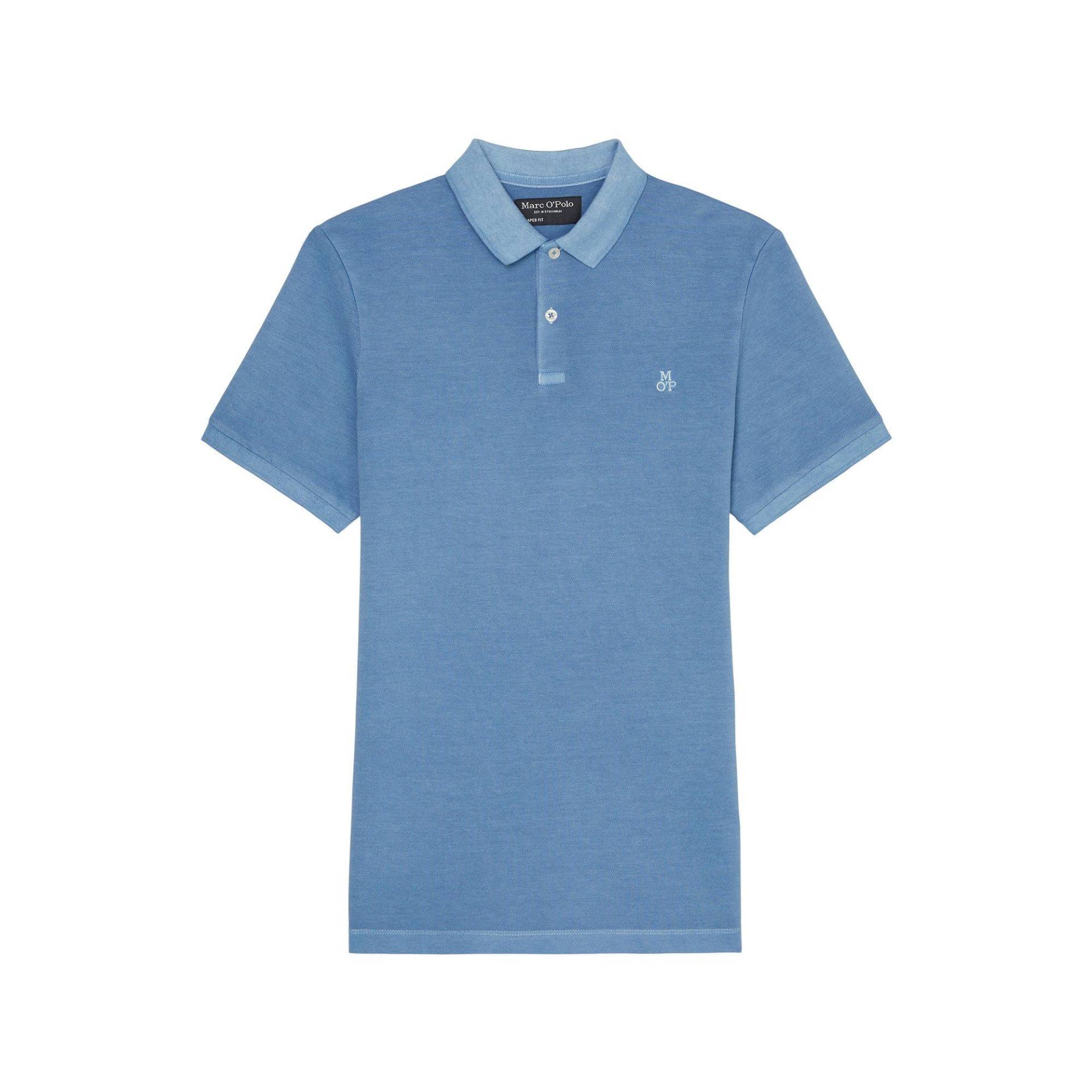 Poloshirt, Kurzarm Herren Blau Denim S von Marc O'Polo